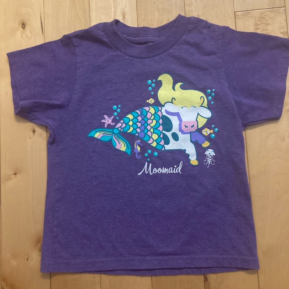 Purple Cows Moomaid Kids T-Shirt